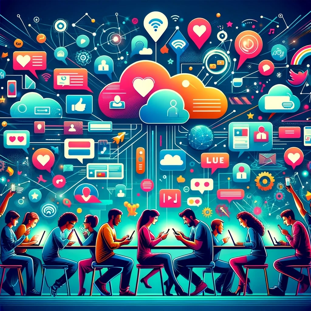 Online-Dienst-eines-sozialen-Netzwerks-Definition